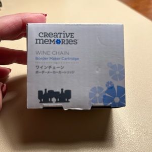 Creative memories, wine, chain border maker cartridge
